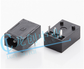 DC POWER JACK 90° DIP pin?1.3mm