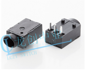 DC POWER JACK 90° DIP pin?1.3mm