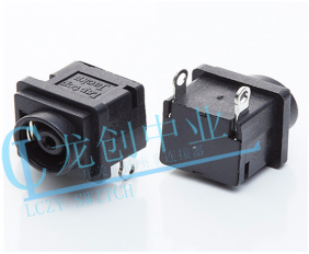 DC POWER JACK 90° DIP pin?1.4mm