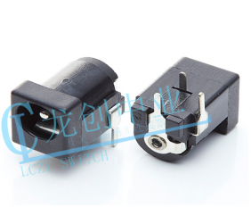 DC POWER JACK 90° DIP pin?2.0mm