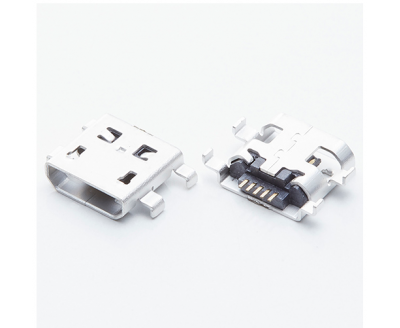 USB B TYPE 5P Female Conn 90°