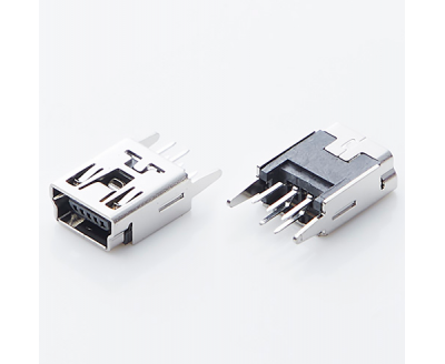 USB B TYPE 5P Female Conn DIP
