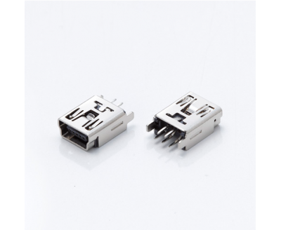 USB B TYPE 5P Female Conn DIP