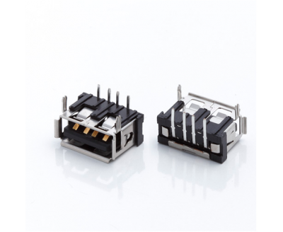 USB A Type Female ConnShort90°