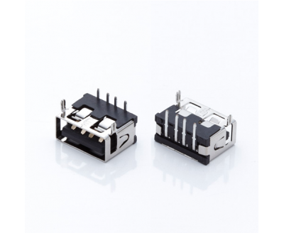 USB A Type Female ConnShort90°