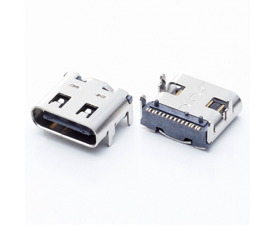 USB TYPE C Female Conn90°