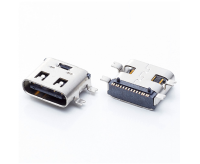 USB TYPE C Female Conn90°