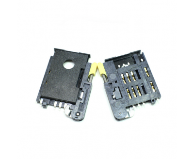 6PIN 卷裝3.0H PIN-PUSH SIM CARD卡座連接器